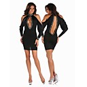 Club Style Sexy Ladies' High-neck Backless Dress
