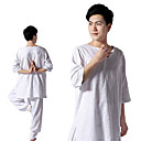 hatha yoga trajes blancos para los hombres