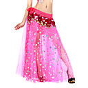 dancewear de poliéster con patrón / danza del vientre falda de impresión de rendimiento para las damas más colores