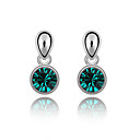 Truth The True Meaning Austrian Crystal In Real Platinum Plated Ladies' Earrings (More Colors)