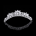 Rainbow-Shaped Cubic Zirconia And Rhinestone Bridal Tiara