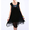 Elegant Black Sleeveless Dress
