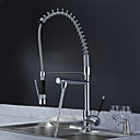 Sprinkle® by Lightinthebox - Solid Brass Spring Kitchen Faucet with Two Spouts (Chrome Finish)