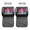 9 pollici poggiatesta auto lettore dvd con tv, giochi (1 coppia)