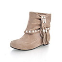 Suede Flat Heel Closed Toe Ankle Boots Party / Evening Shoes (More Colors)