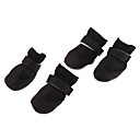 Botas Transpirables de Malla con Velcro, para Perros (XS, XL, Negro)