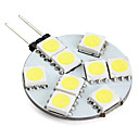 g4 9x5050 SMD 1.3W 100lm natürliches weißes Licht LED-Lampe (12v)