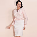 TS Folded Ruffle Blouse Shirt (More Colors)