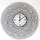 30"Stylish Iron Wall Clock in Artistic Flower Design