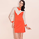 ts 1960 kleur blokkeren vintage jurk