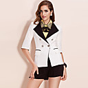 ts contrasterende kleur midden op de mouw blazer (meer kleur)