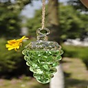 Hanging Gape Shaped Glass Vase