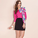 TS Printed 3/4 Sleeve Blouse Shirt (More Colors)