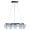 luxuriantes feux pendentif en cristal avec 10 leds