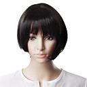 Capless High Quality Natural Look Black Bob Hair Wig