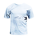 OQsport-100 Quick Dry% Polyester Mens 'Short-mouwen Fietsen T-shirt van Jersey