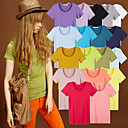 multicolor basic korte mouwen t-shirt