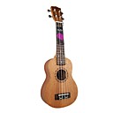 nueces - (nut21) ukelele soprano caoba con funda / selecciones