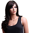 Capless Long High Quality Synthetic Japanese Kanekalon Wavy Wig Side Bang