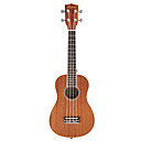 toukaki - (uk23cs-w) ukelele sapele concierto con funda / correa