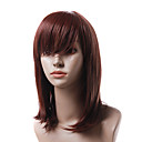 Capless Heat-resistant Fiber Long Red Straight Hair Wig