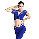 Unique Dancewear Cystal Cotton Belly Dance Top For Ladies More Colors