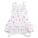Cherry Design Cotton Dress for Dogs (XS-L)