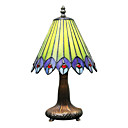 60W Mesa de Luz Tiffany com máscara de vidro