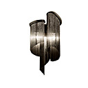 Moderne Glossy Aluminum væglamper med 2 Lights