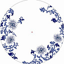 persoonlijkheid blauw en wit patroon regendicht bruiloft paraplu