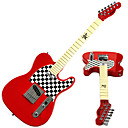 Derulo - Chess Design Telecaster Electric Guitar with Bag/Strap/Picks/Cable/Pitch Pipe