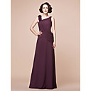Mantel / Spalte Riemen bodenlangen Chiffon Mutter der Braut Kleid