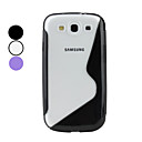 vente à chaud le cas de la ligne TPU pour Samsung Galaxy i9300 s3 (couleurs assorties)
