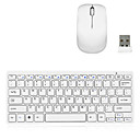 Ultra-sottile 2.4G Wireless 78-chiave tastiera QWERTY e mouse Kit con coperchio tastiera