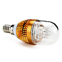 e14 3x1W 270lm 6000-6500K weißes Licht Kerze Lampe LED-Lampe (85-265V)