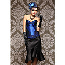 Viscosa / Encaje Wth Jacquard Cierre delantero Strapless Fajas Corsets Busk (más colores)