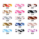 16 stuks Nail Art Classic Full Cover Stickers Manicure