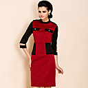 ts de couleur bloc robe en jersey