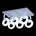 Comtemporary Metal Pendant Lights with 5 Lights in Rings Design