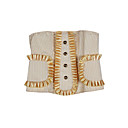 Poliéster con Cystal / volantes Vestido de Encaje de Fajas Corsets