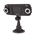 1280 x 480 2.4 Inch Display Car DVR with Night Vision, Motion Detection