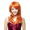 Capless 100% Human Hair Long Straight Auburn Red Wig