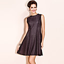 ts polka dot kanten jurk