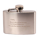 Personalized Stainless Steel 4-oz Flask