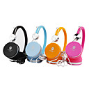Cuffie stereo con multicolore, rosa, nero, blu, arancione