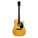 Opptak King - (RD-06-CE) 41 "Solid Citka Spruce Dreadnought akustisk gitar med Gig Bag / stropp / Picks / Tuner