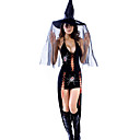 Women Sexy  Black Widow Gown Halloween Costume