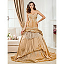 Ball Gown Sweetheart Court Train Taffeta  Wedding Dress