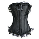 Vestido de raso con cordones Corsets Fajas (más colores)