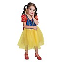 de las niñas vestido blanco como la nieve del traje de halloween (2-4 años)